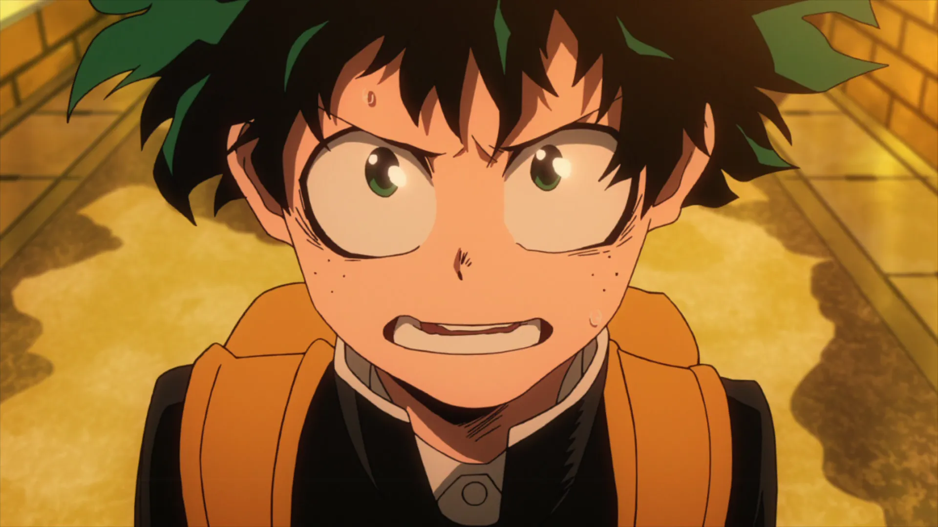 Кадр из аниме «Моя геройская академия»