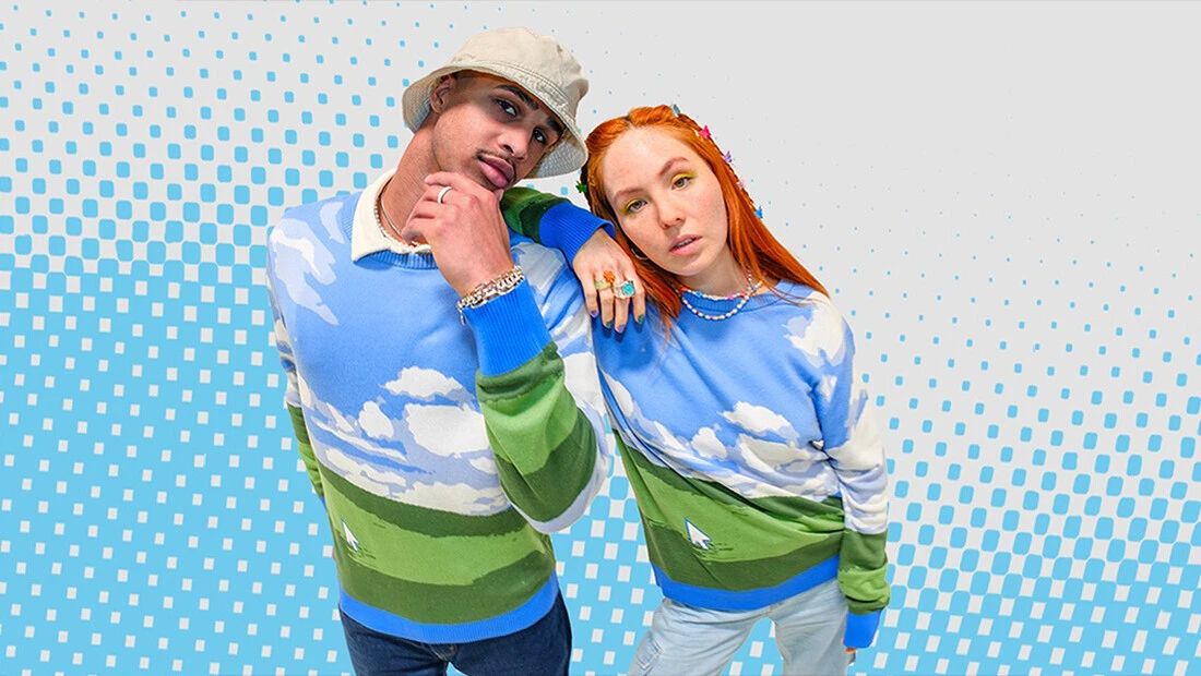 «Уродливый свитер» с фоном Windows XP | Источник: Microsoft