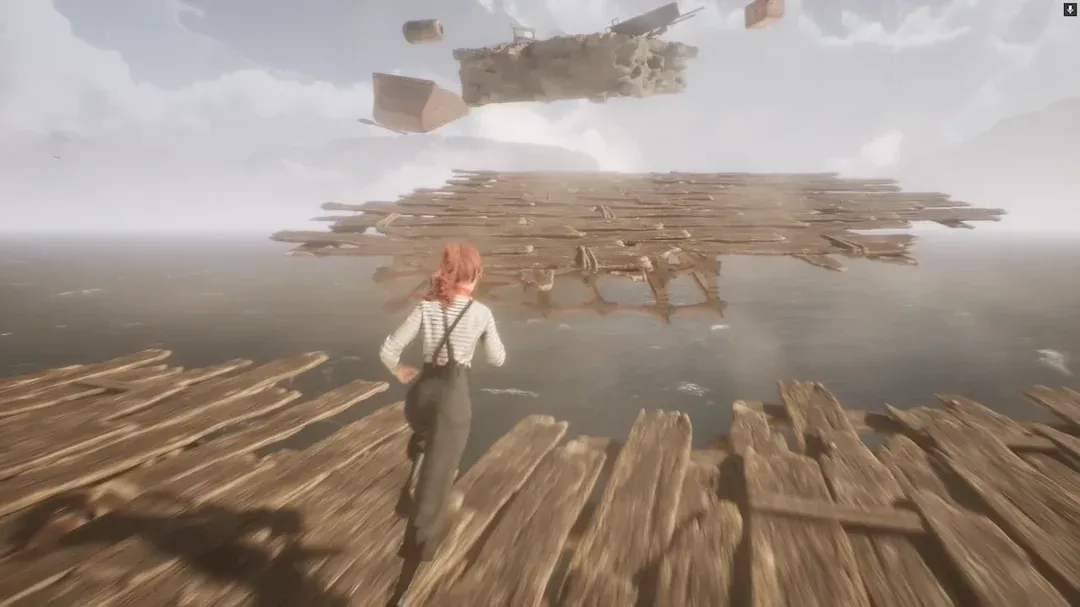 Платформинг. Скриншот из Clair Obscur: Expedition 33. Источник: reddit