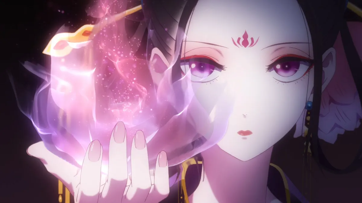 Кадр из аниме «Ворона в гареме»