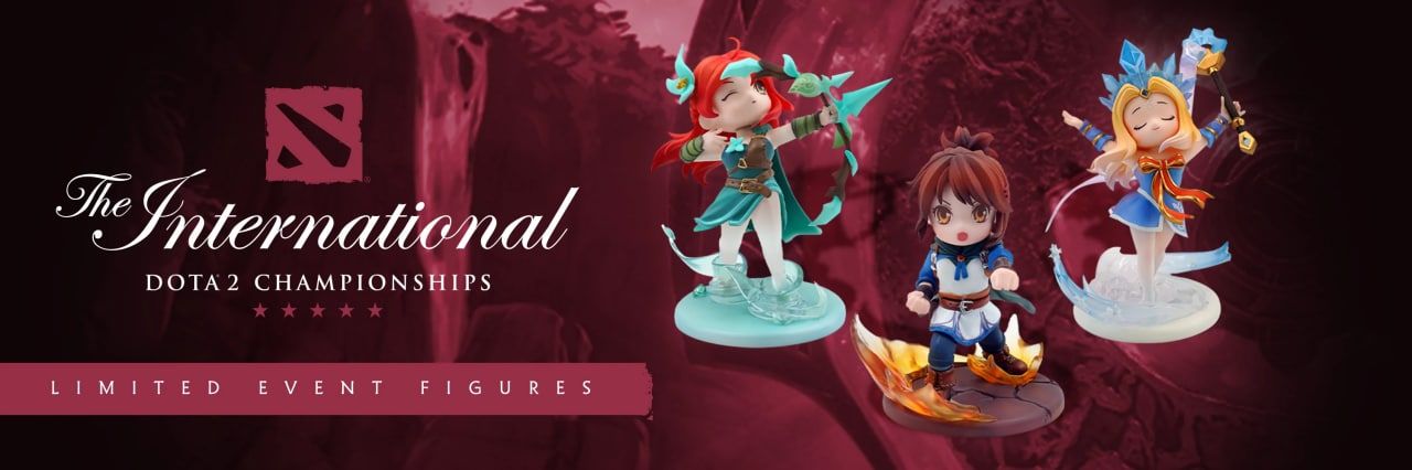  Фигурки персонажей — Windranger, Crystal Maiden и Marci