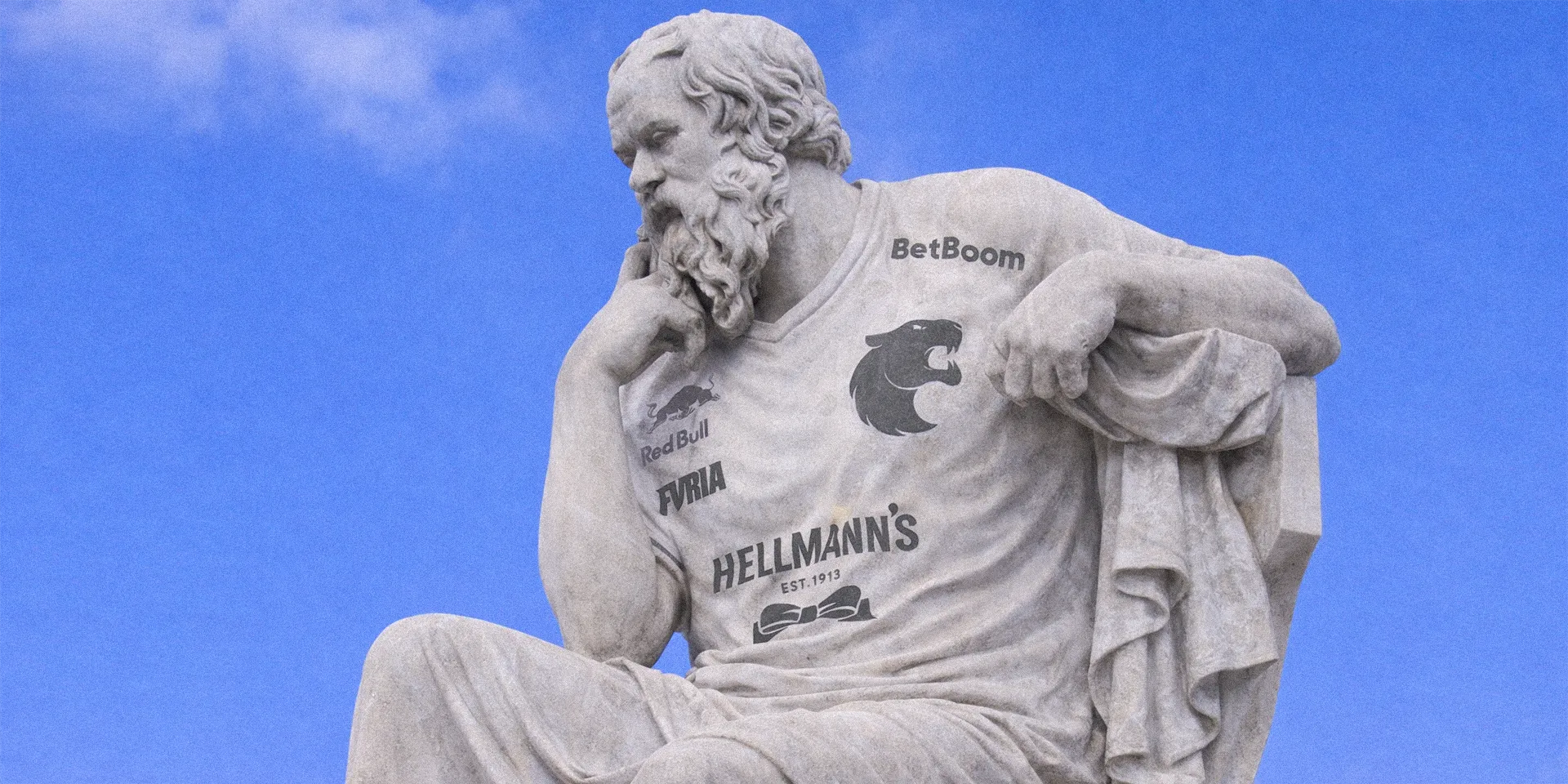 Памятник Сократу в форме FURIA Esports | Источник: творчество автора