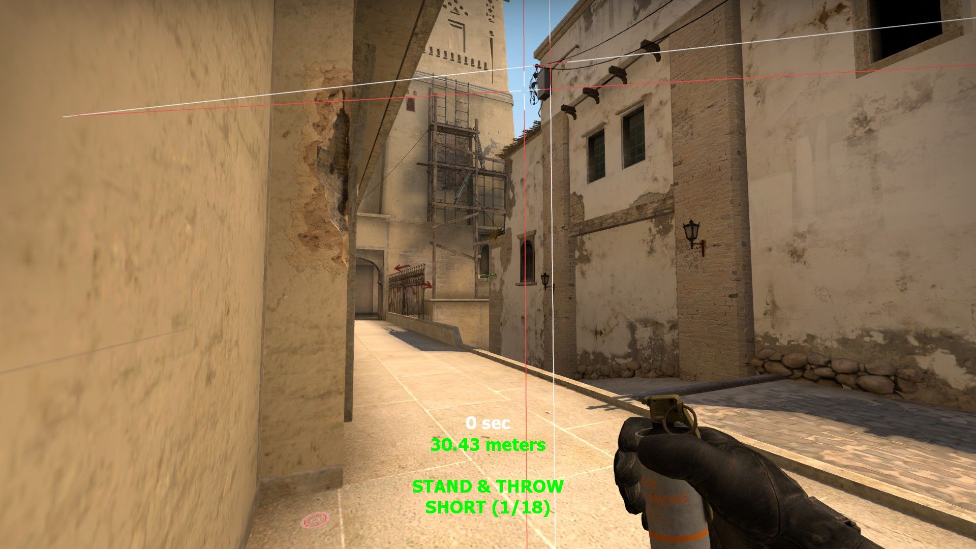 Встаем на метку