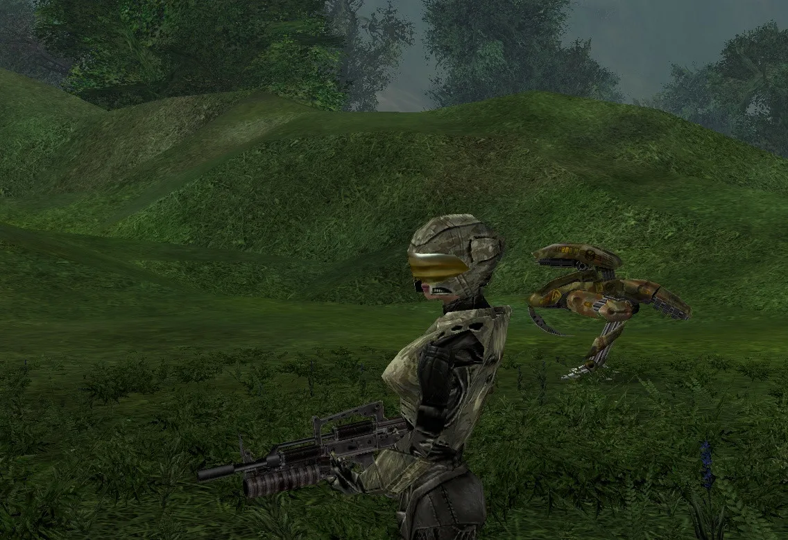 Скриншот из отмененной Oblivion Lost