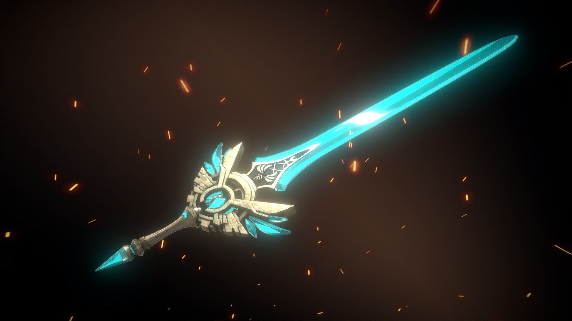 Оружие "Небесный меч". Источник: Genshin Impact