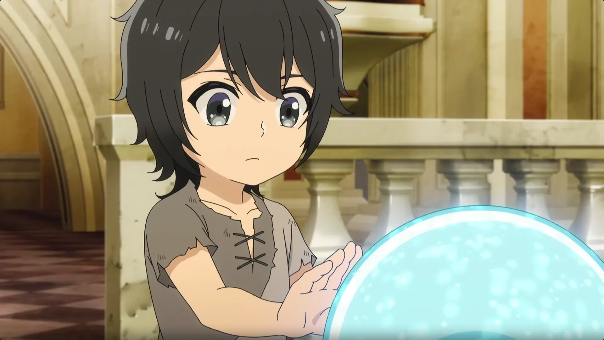 Кадр из аниме «Адский режим: Геймер, который любит спидран, становится бесподобным в параллельном мире с устаревшими настройками»