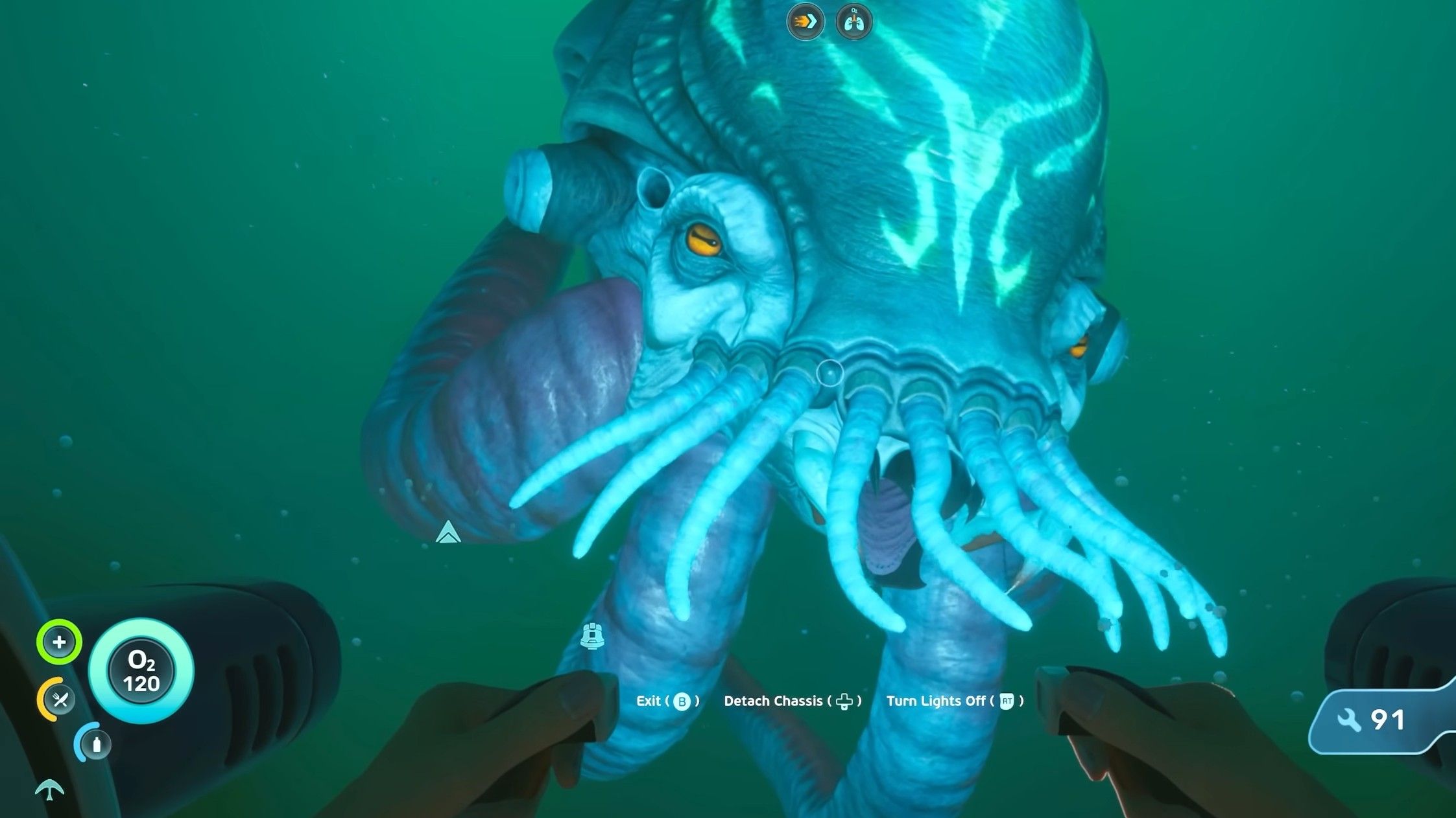 Скриншот из игры Subnautica 2