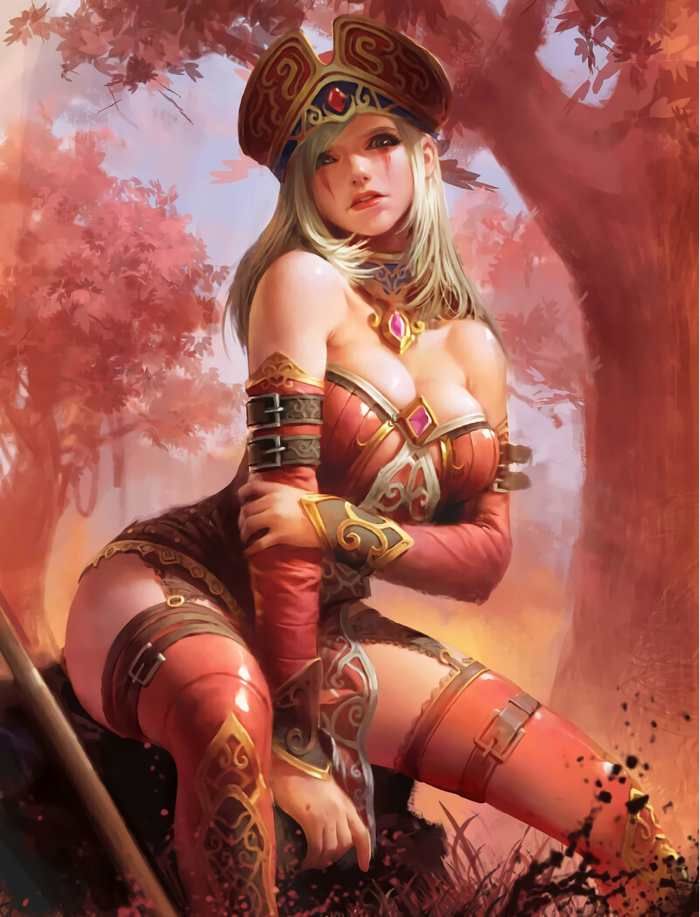 Салли Вайтмейн &mdash; арт. Источник: artstation.com