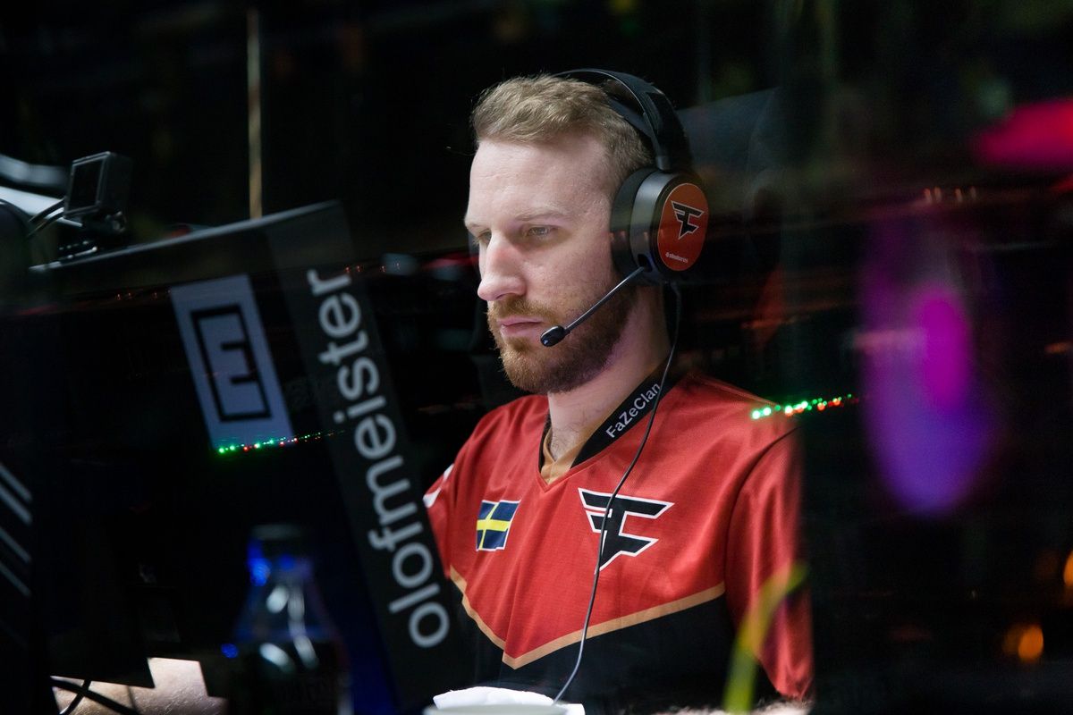 Olofmeister в составе FaZe Clan в 2018 году