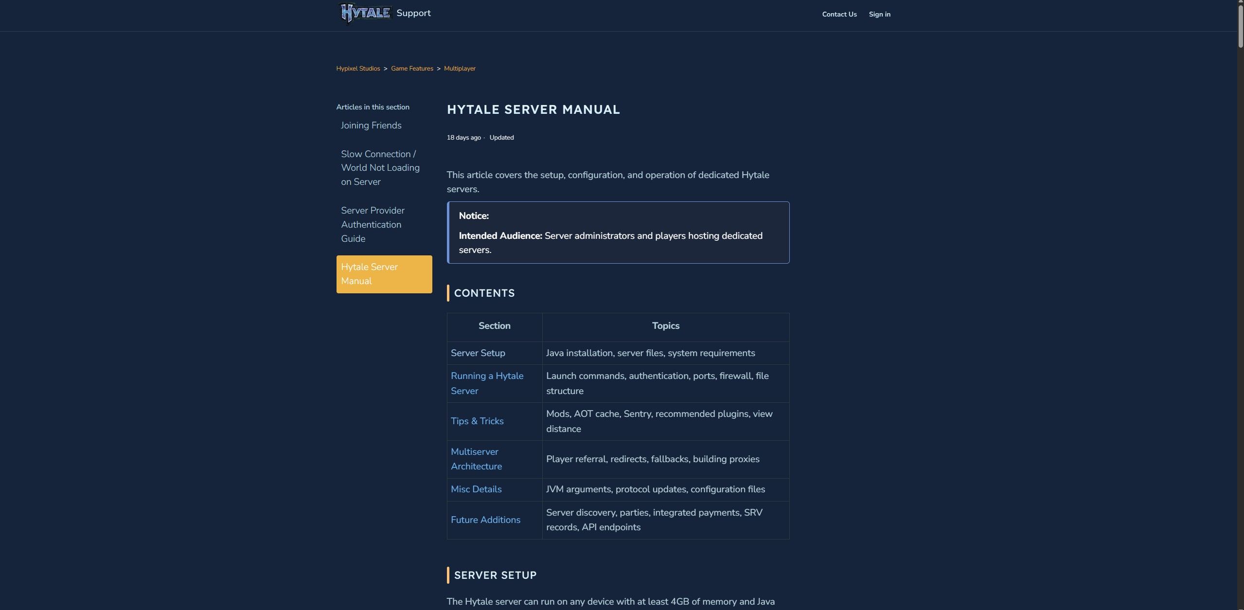 Скриншот из игры Hytale