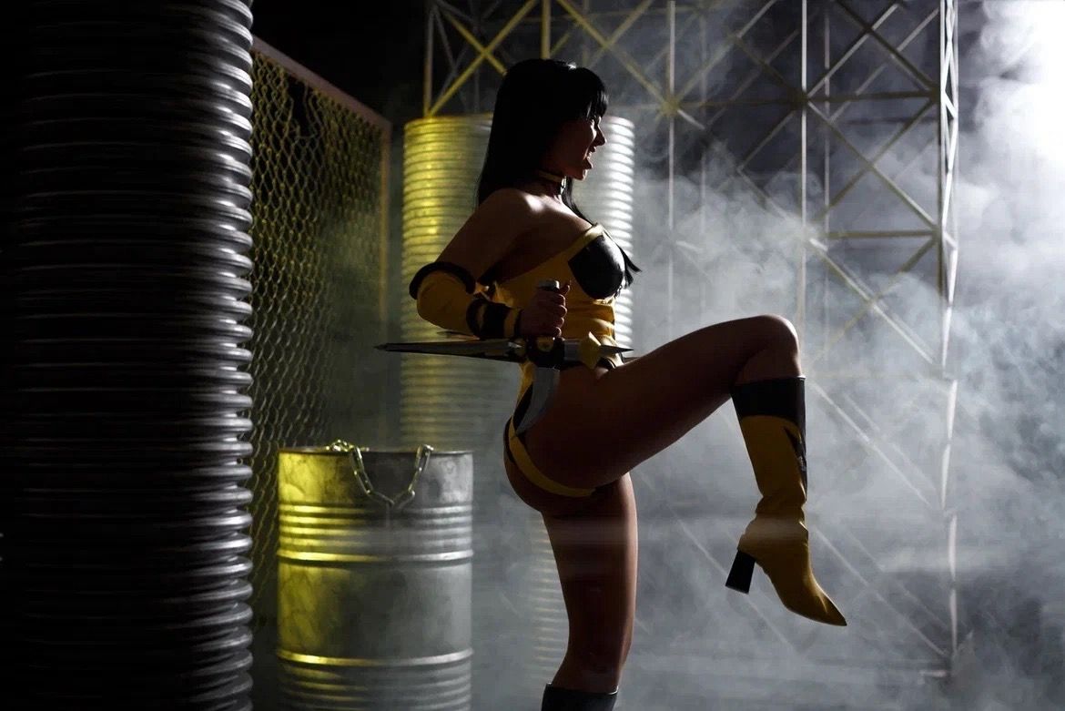 Косплей на Таню из Mortal Kombat. Косплеер: Анна Шаховская. Фотограф: VESANIA. Источник: vk.com/club210125813 