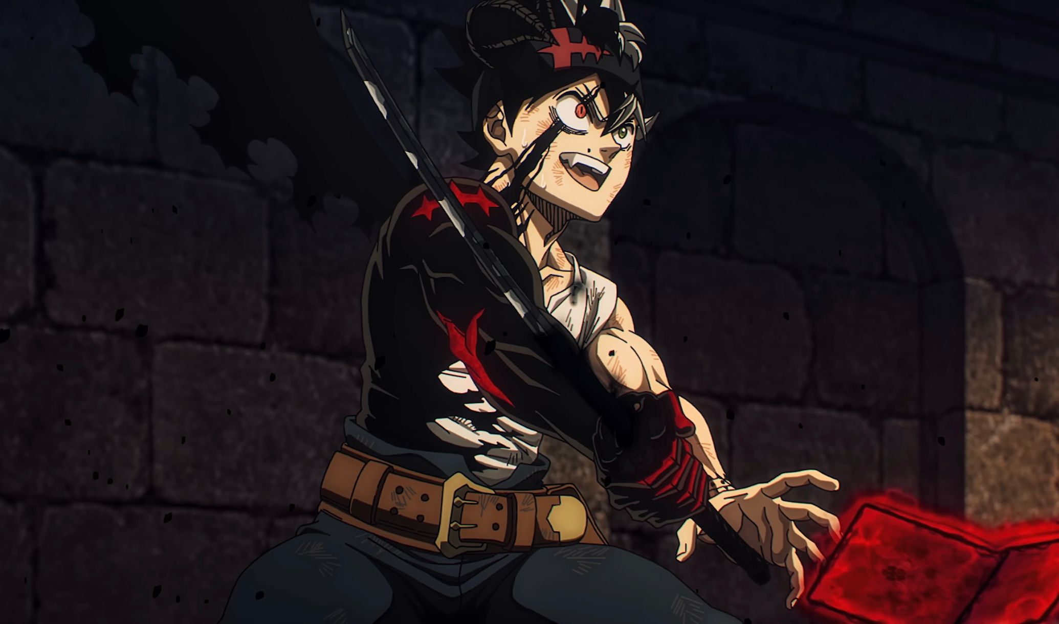 Кадр из трейлера второго сезона аниме «Чёрный клевер»