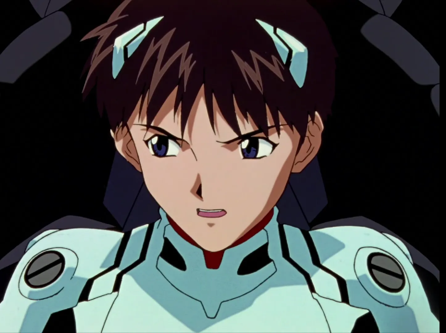 Кадр из аниме «Евангелион»