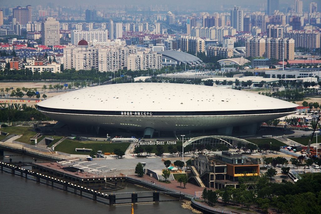 Mercedes-Benz Arena в Шанхае