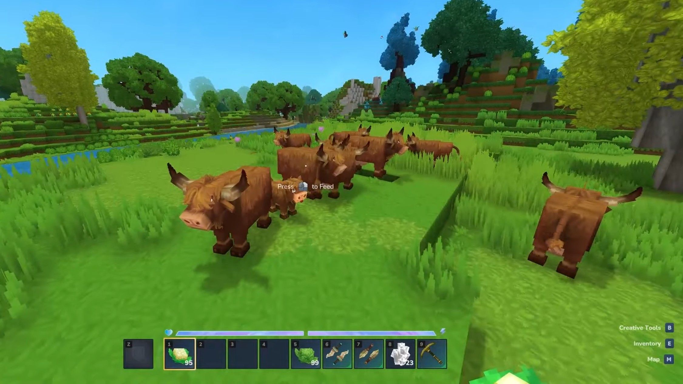 Скриншот из игры Hytale