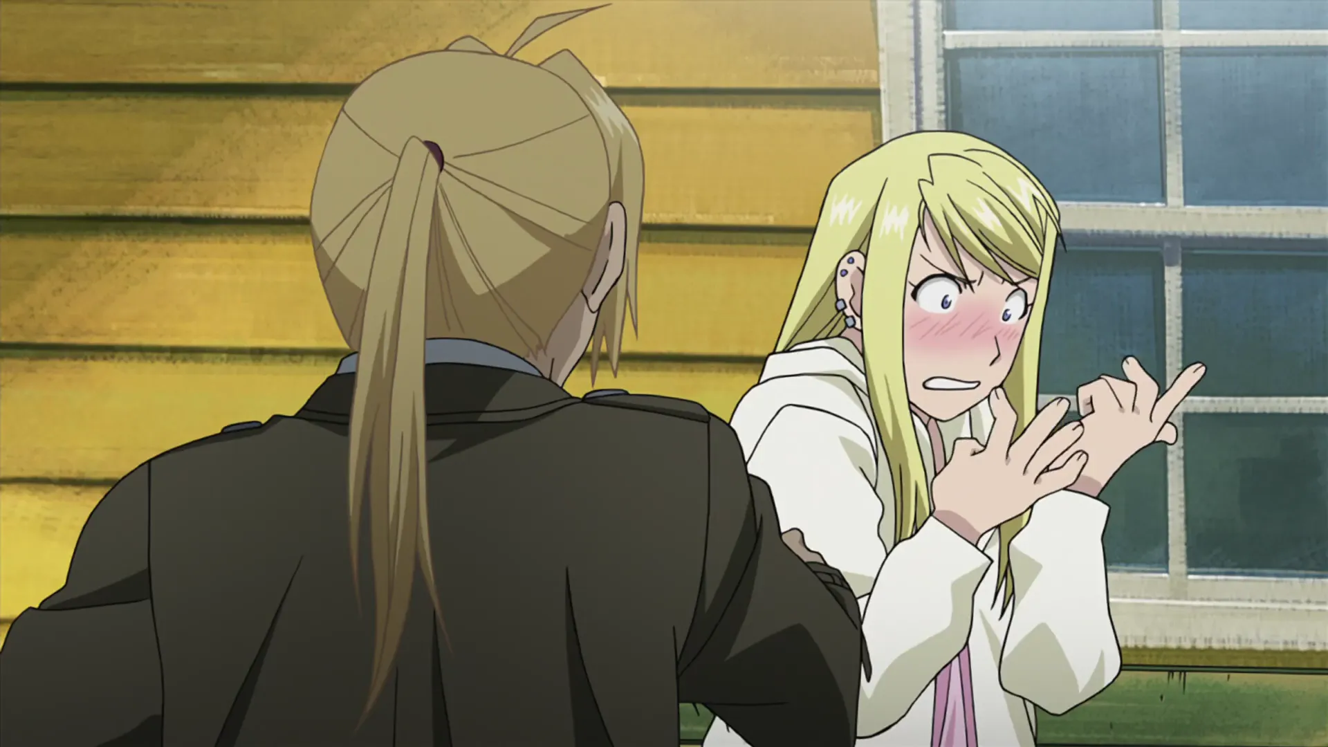 Кадр из аниме «Стальной алхимик: Братство»