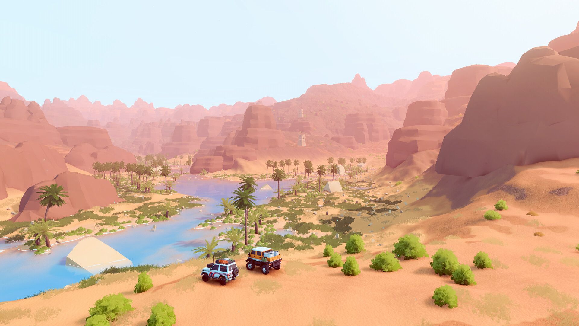 Скриншот из over the hill. Источник: Steam