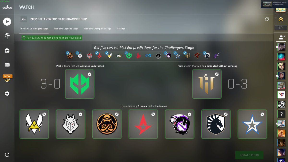 Прогноз olofmeister на первую стадию PGL Major Antwerp 2022. Источник: твиттер киберспортсмена