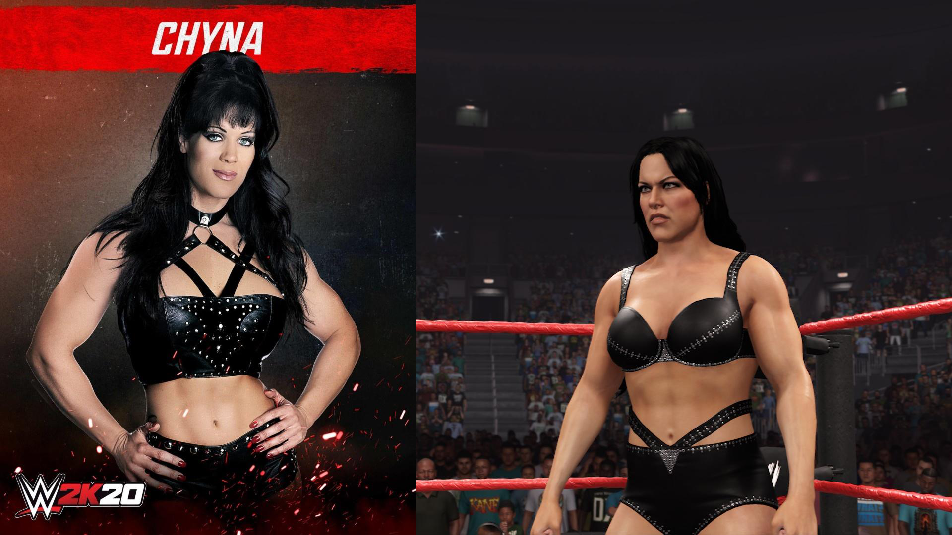 Чайна | Источник: промоматериалы WWE 2K20 и WWE 2K23