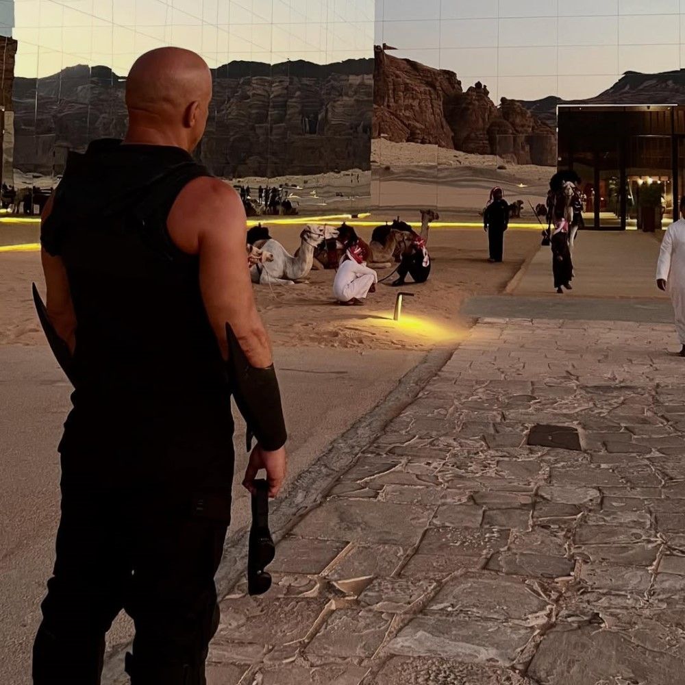 Кадр со съемок фильма «Риддик: Фурия». Фото: социальные сети актера Вина Дизеля