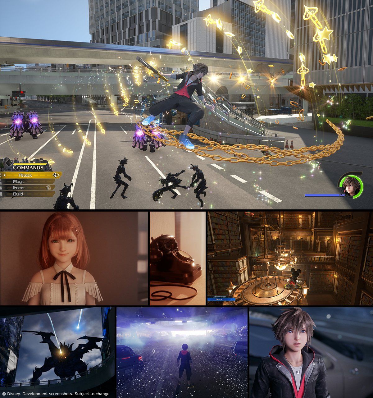 Коллаж скриншотов Kingdom Hearts IV. Источник: англоязычный аккаунт серии в Х