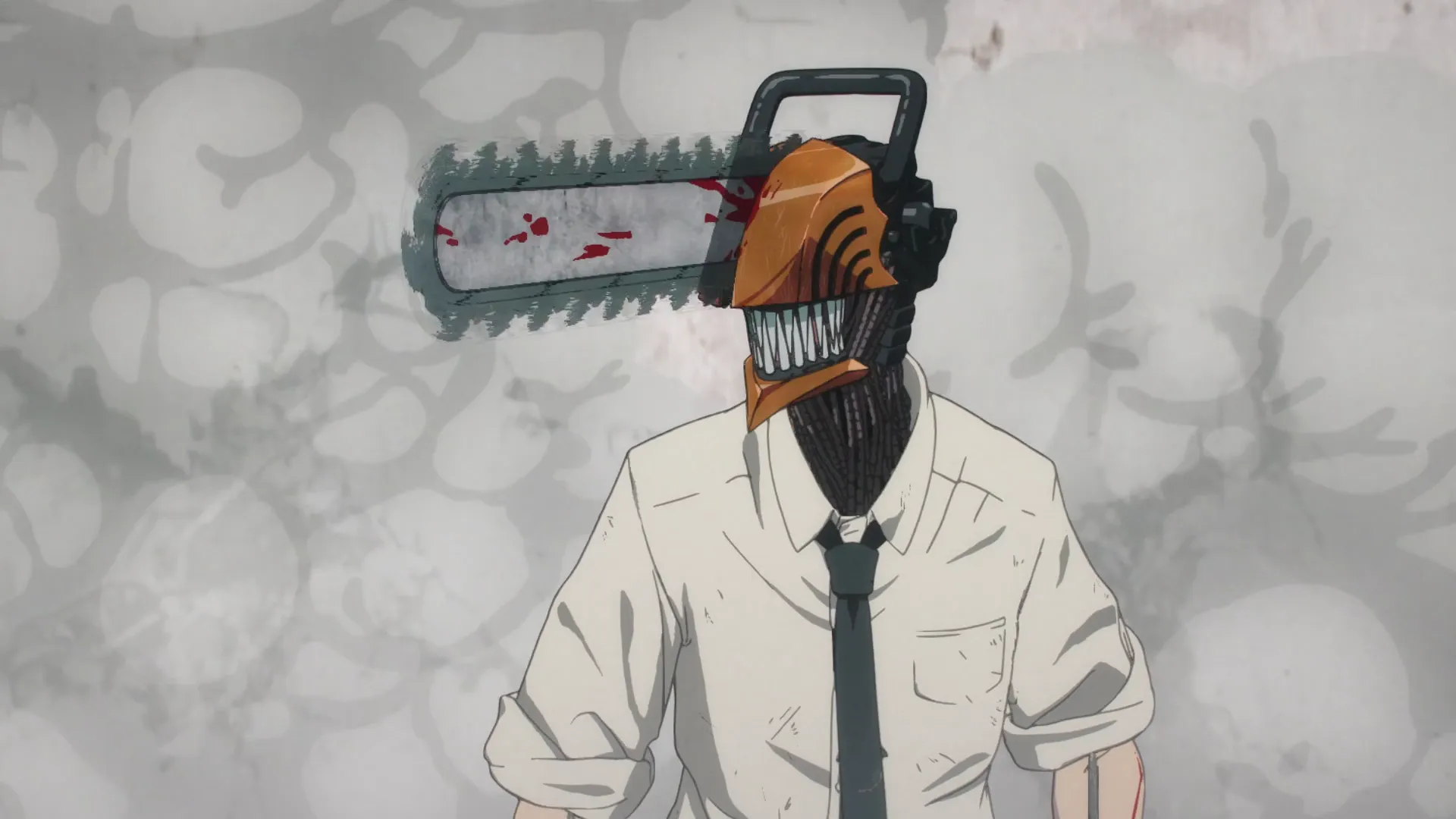 Кадр из аниме «Человек-бензопила»
