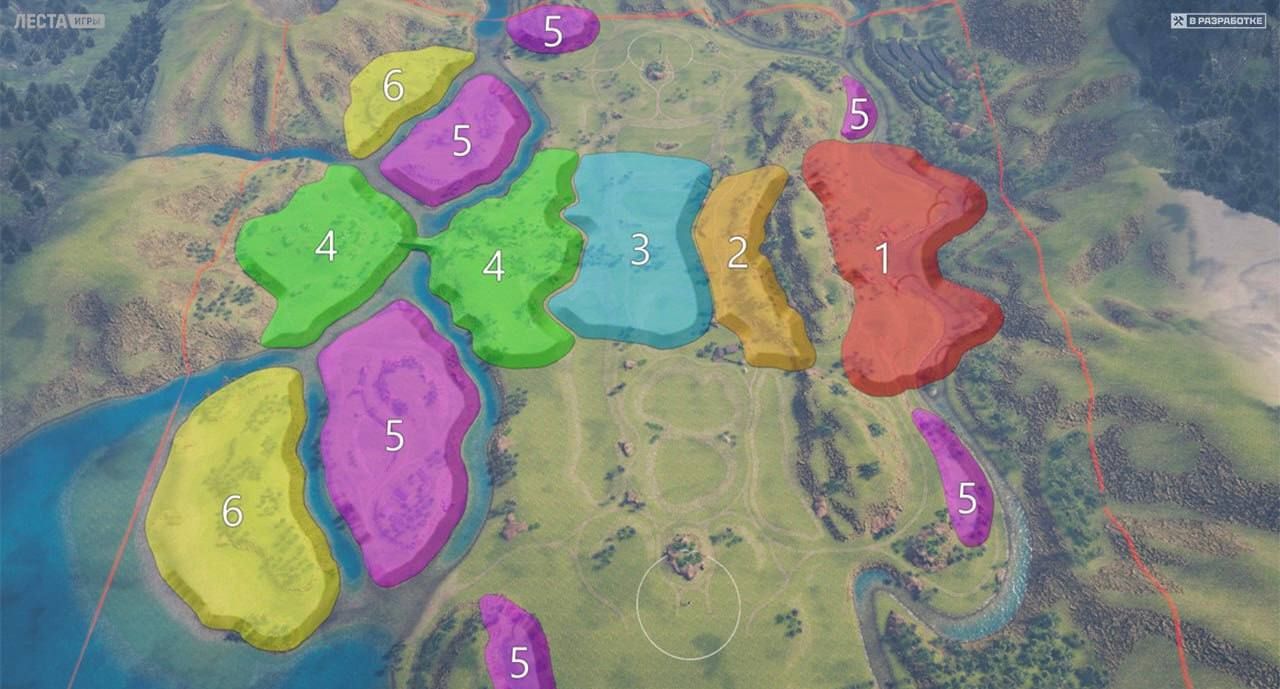 Ключевые точки на карте «Плантация»