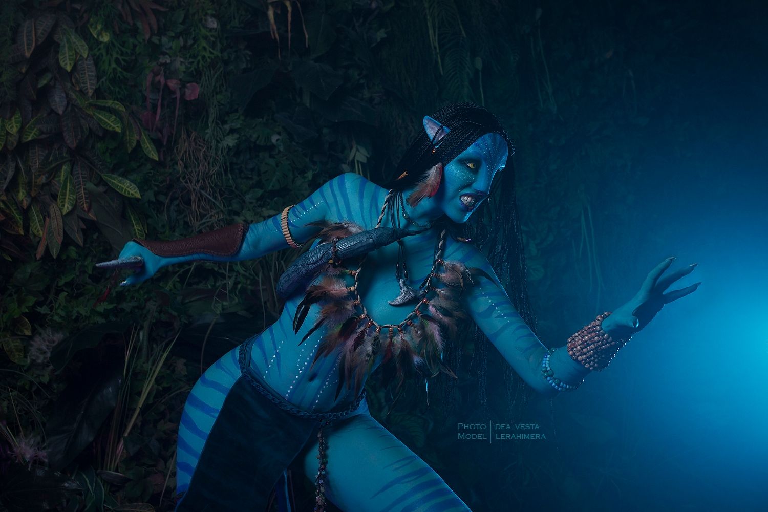 Косплей на Нейтири из «Аватара». Косплеер: Lera Himera. Фотограф: Светлана Богачева. Источник фото: vk.com/deavesta_photo