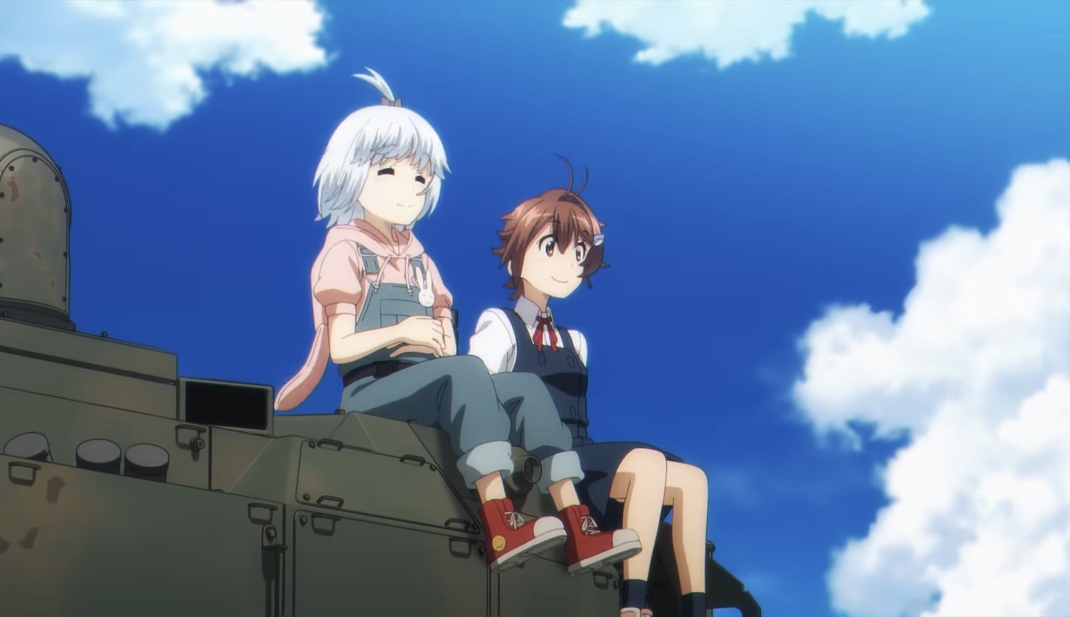 Кадр из тизера аниме «Постапокалиптическое путешествие»