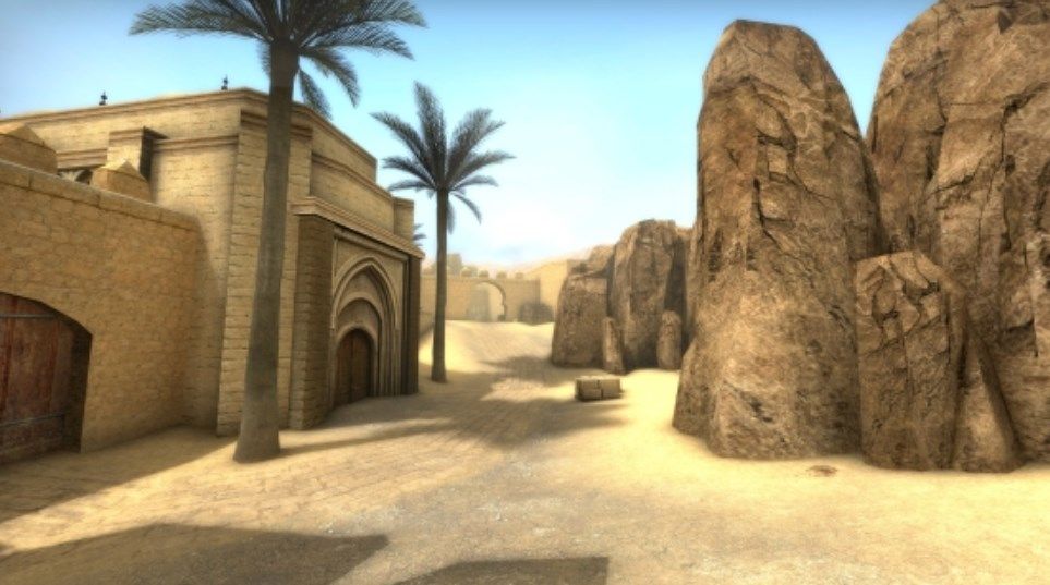 Адаптированная версия третьей карты Dust в CS:GO