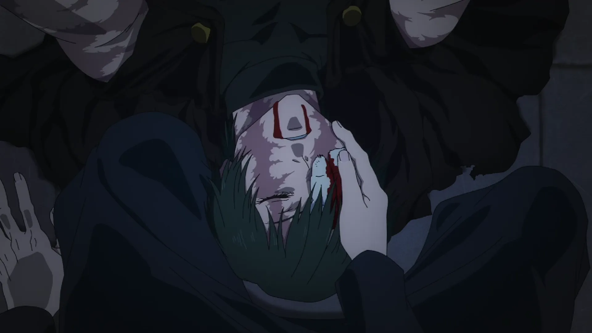 Кадр из аниме «Магическая битва: Смертельная миграция»