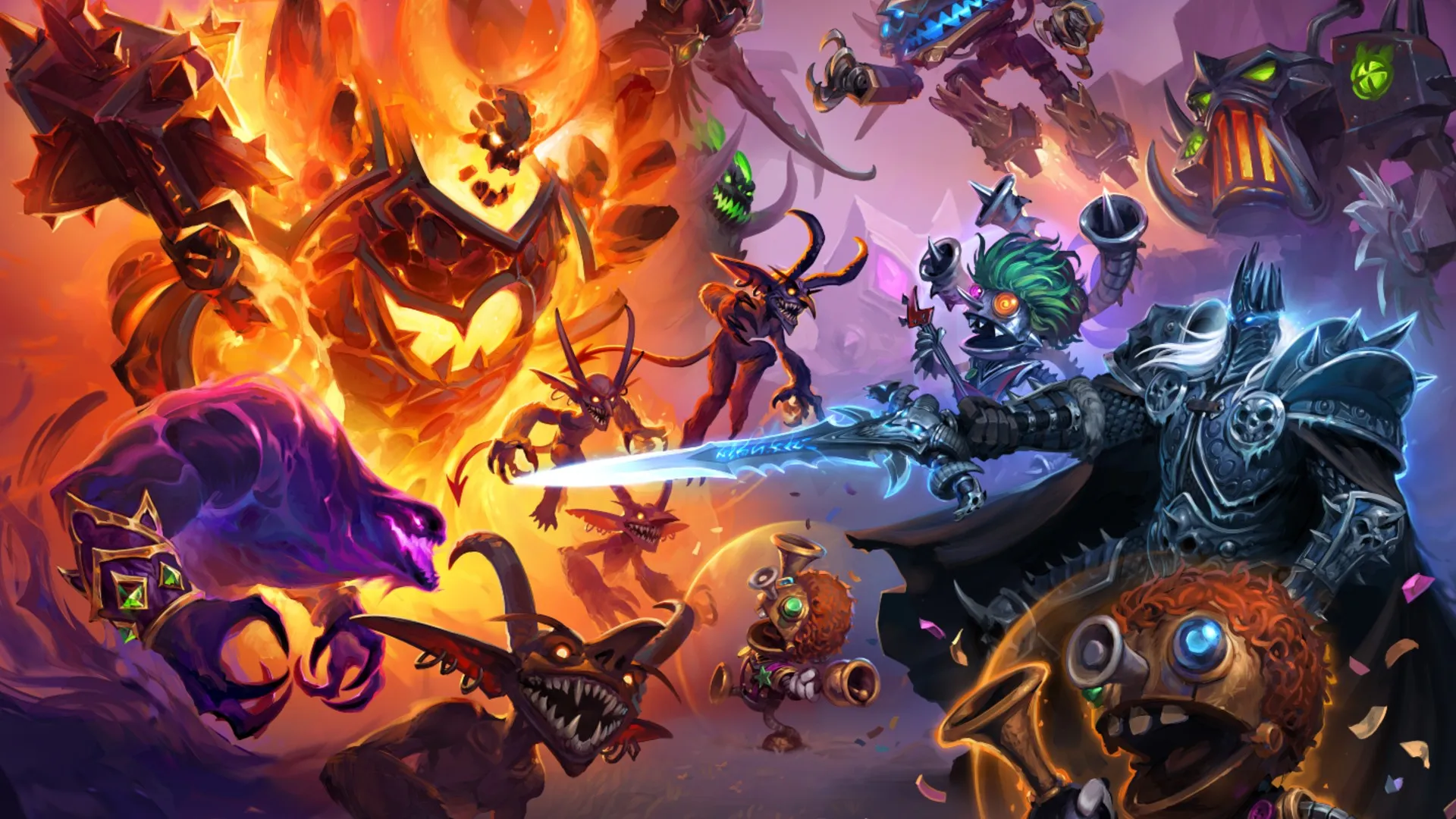 Совсем недавно в Hearthstone добавили режим &laquo;Поля сражений&raquo; &mdash; автобаттлер, который по традиции целиком строится на рандоме
Источник: Blizzard Entertainment