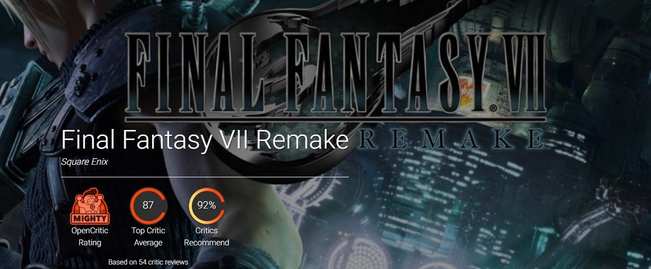 Оценка на OpenCritic