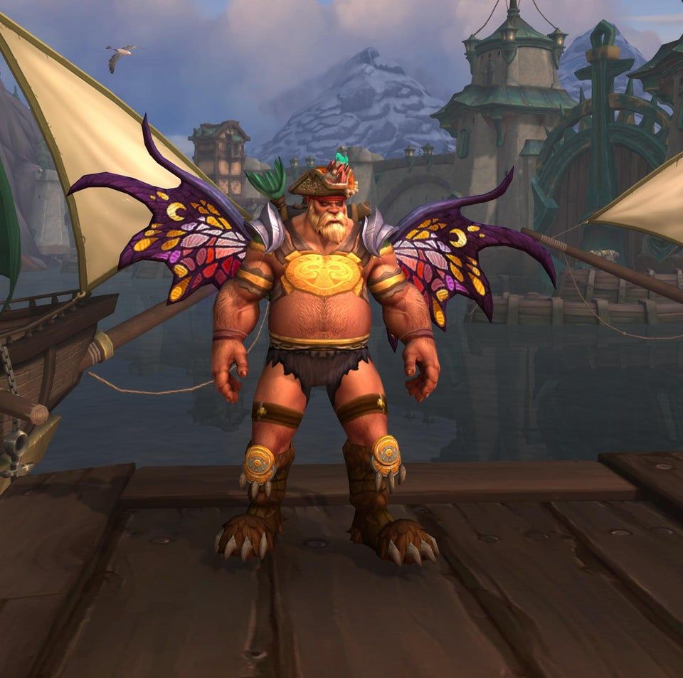 Крылья из набора &laquo;Крылья летучего хамелеона&raquo; в World of Warcraft. Источник: reddit