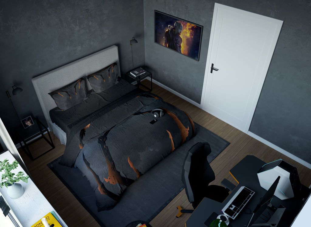 Геймерское постельное белье. Источник фото: ergotronica.ru.