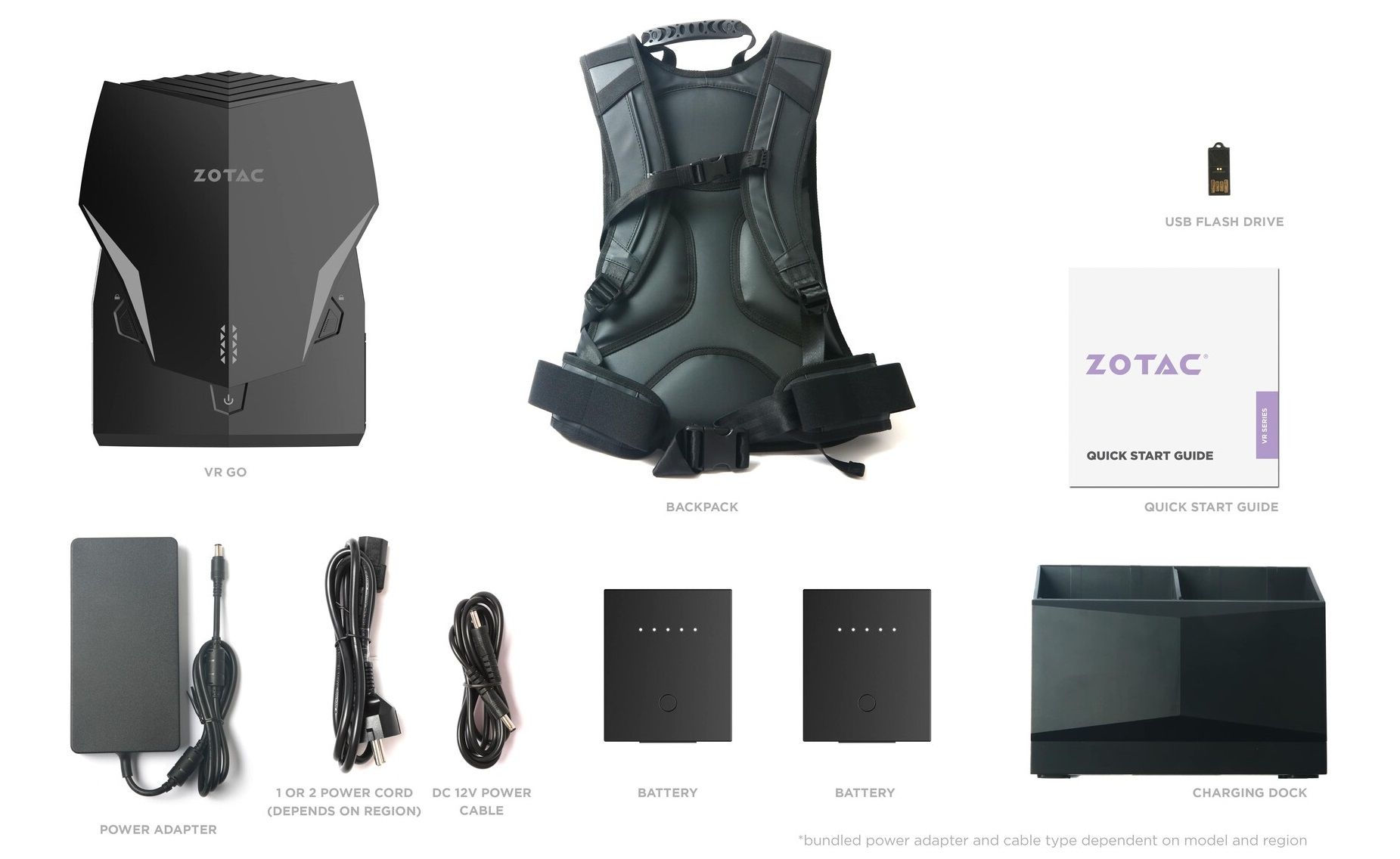 Комплектация Zotac VR GO 4.0