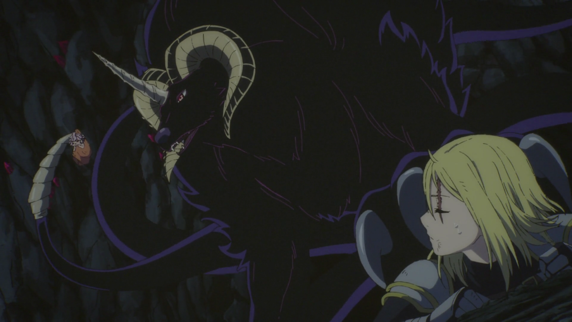 Кадр из аниме «Клеватесс: Король демонических зверей, младенец и герой-нежить»