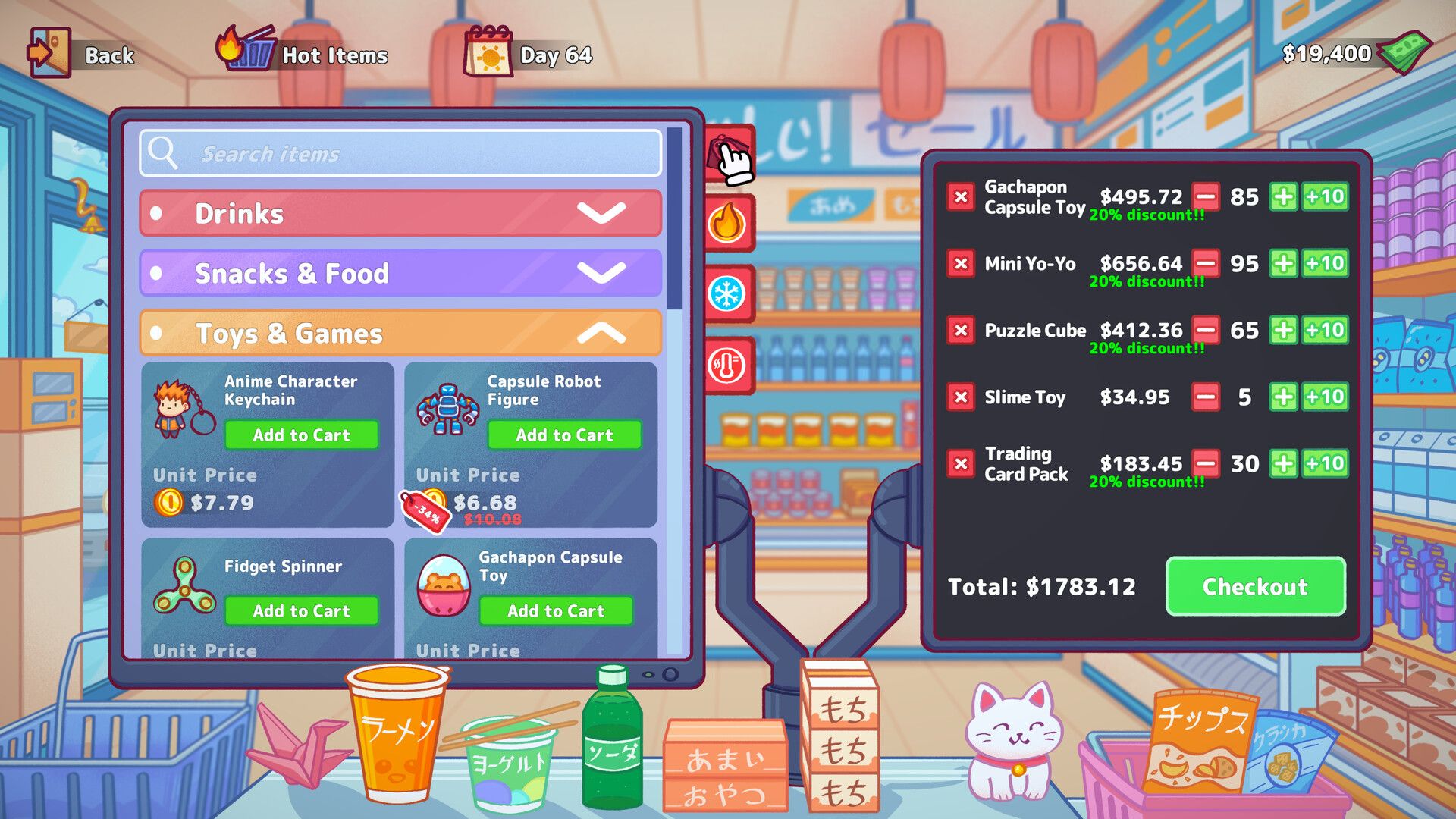 Скриншот из Vending Machine Co.