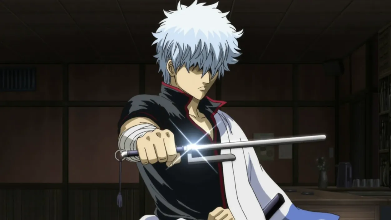 Кадр из аниме «Гинтама»