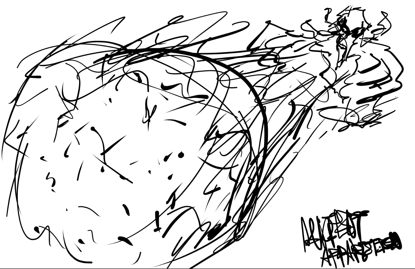 Рисунки героев Dota 2 за минуту. Автор: LiquidEV. Источник: imgur.com