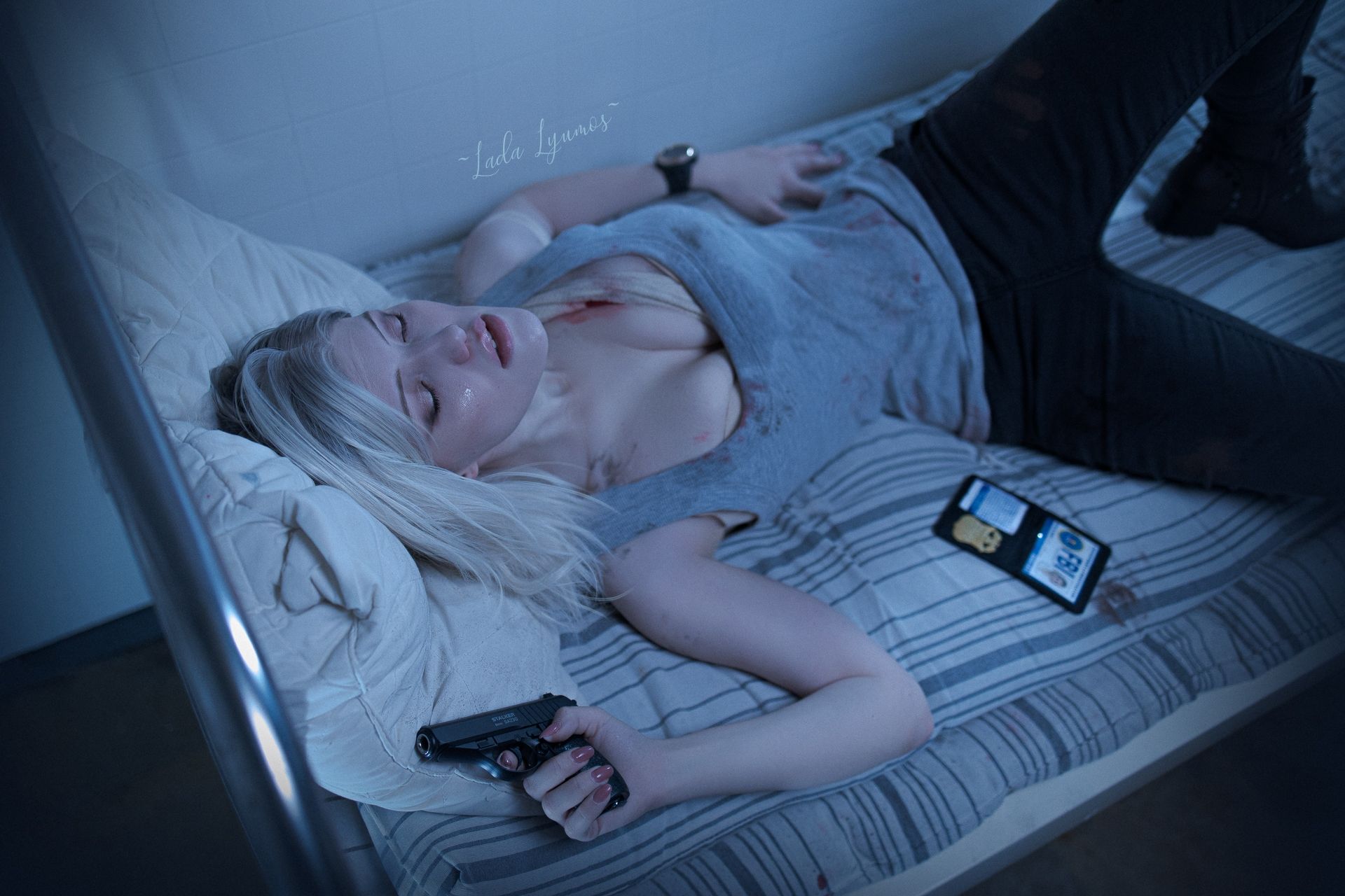 Косплей на Грейс Эшкрофт из Resident Evil Requiem. Косплеер: Lada Lyumos — vk.com/lyumoslada. Источник: «ВКонтакте» 