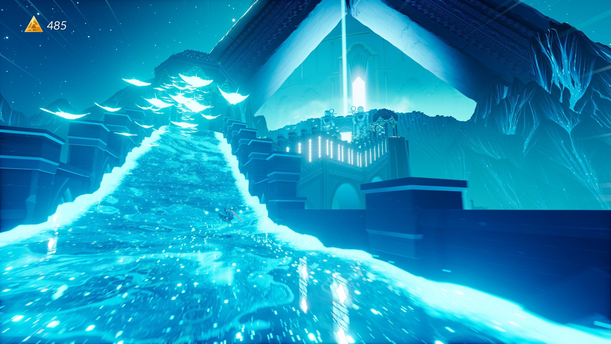 Скриншот из Sword of the Sea. Источник: Giant Squid