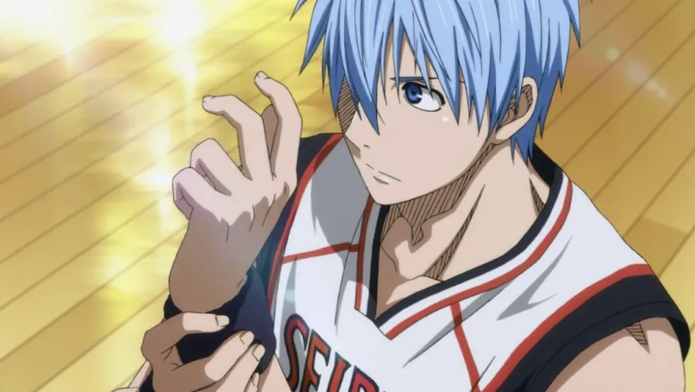 Кадр из аниме «Баскетбол Куроко»