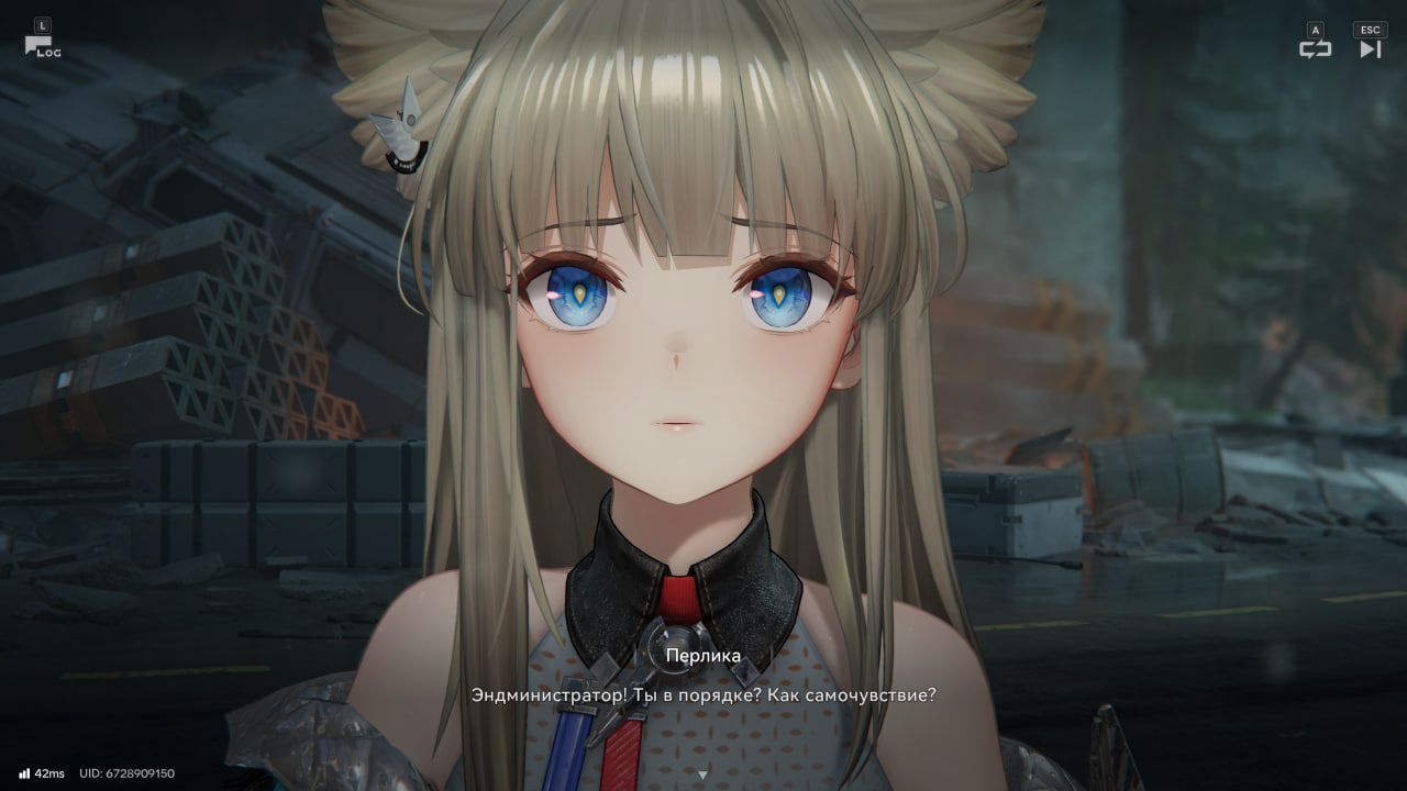 Ох уж эти понурые ламповые няши | Скриншот из Arknights: Endfield