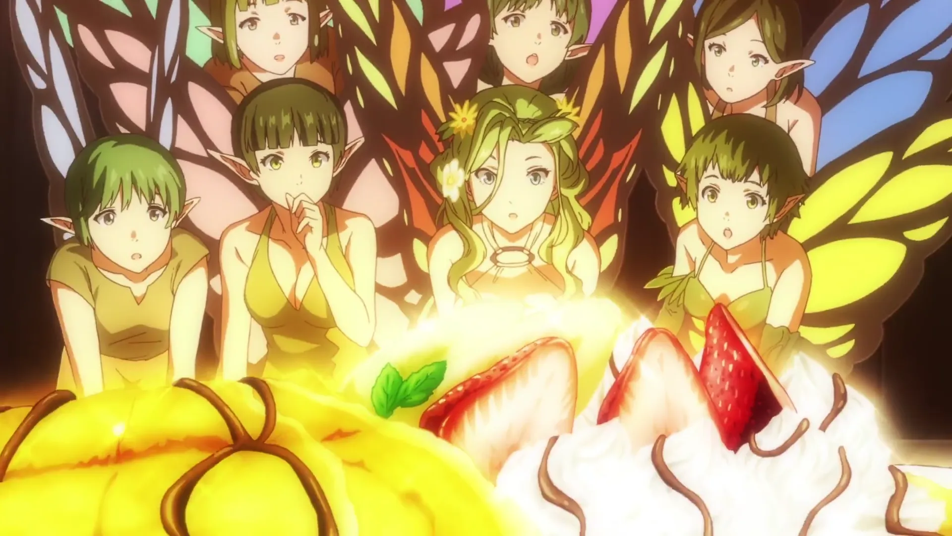 Кадр из аниме «Кафе из другого мира»