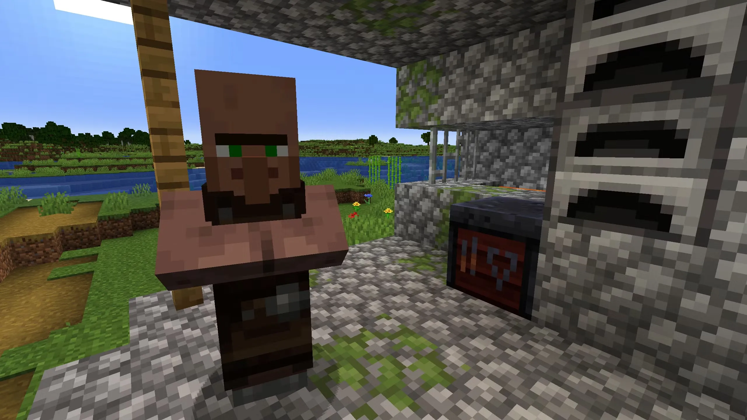 Инструментальщик. Скриншот из Minecraft