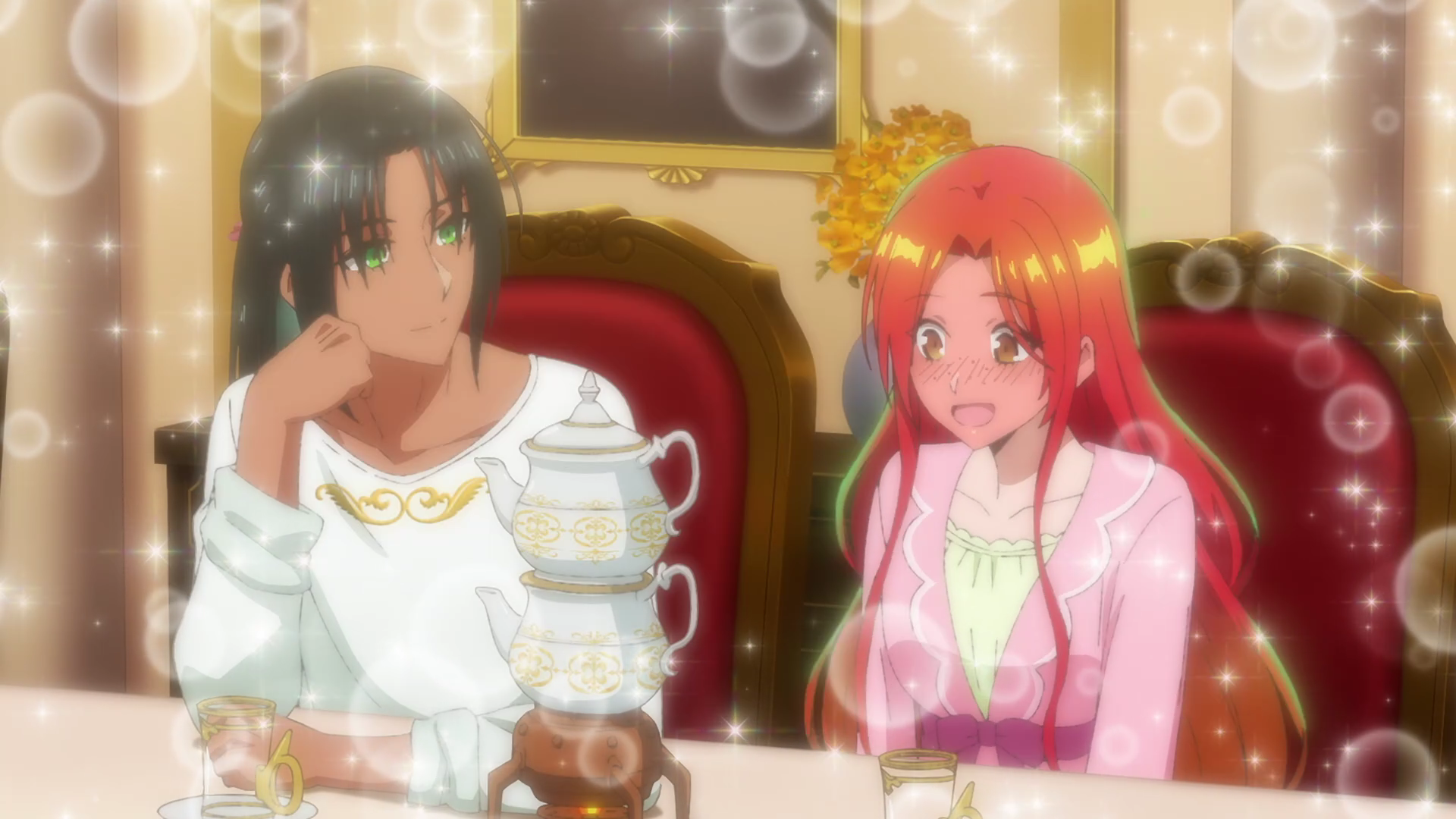 Кадр из аниме «За небрежной молодой девушкой ухаживает бывший жених её сестры»