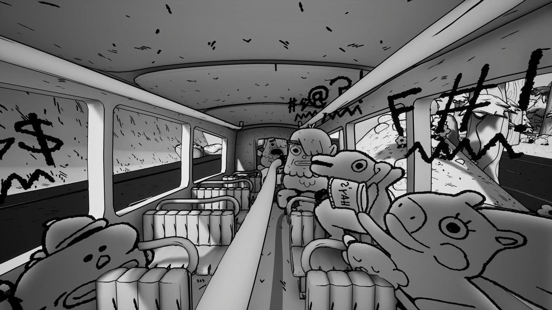Скриншот из Thank You Bus Driver. Источник: Steam