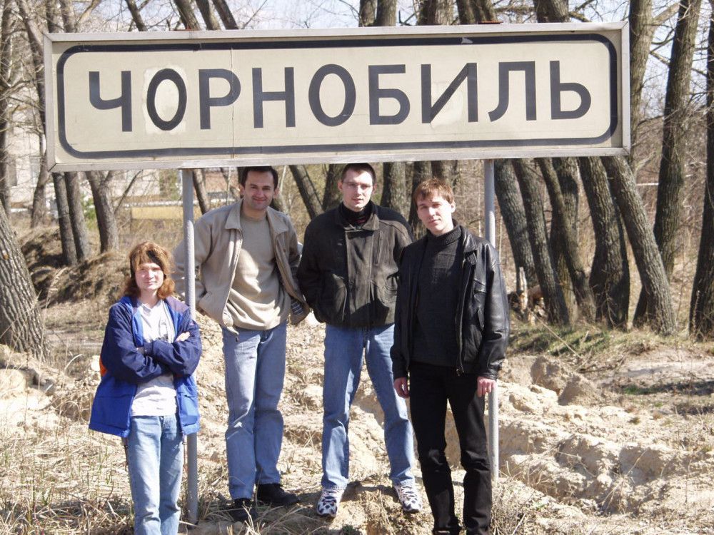 Разработчики неподалеку от Чернобыльской АЭС