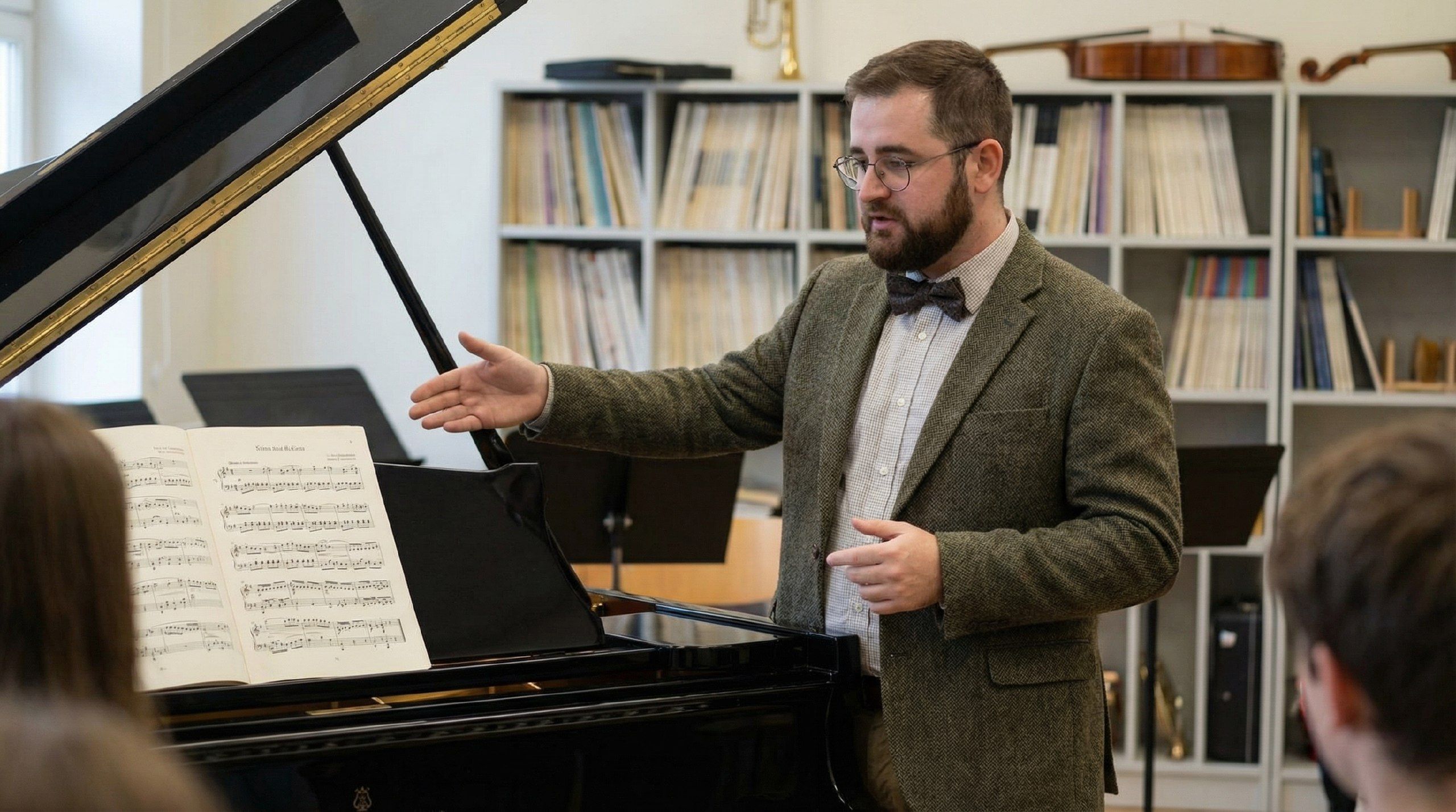 Преподаватель в консерватории FalleN | Фото было сгенерировано нейросетью 